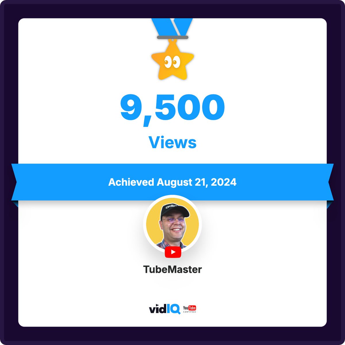 tubemaster2023's tweet photo. 🎉 Just hit **9,500 views** on my small YouTube channel! 🎉 Thank you all for the support 🙌 If you’re a new creator or just love fresh content, come check out my latest videos! Let's grow together 💪 #YouTubeCreators #SmallYouTuber #ContentCreators #SupportSmallChannels https://t.co/shwwJBvfvn
