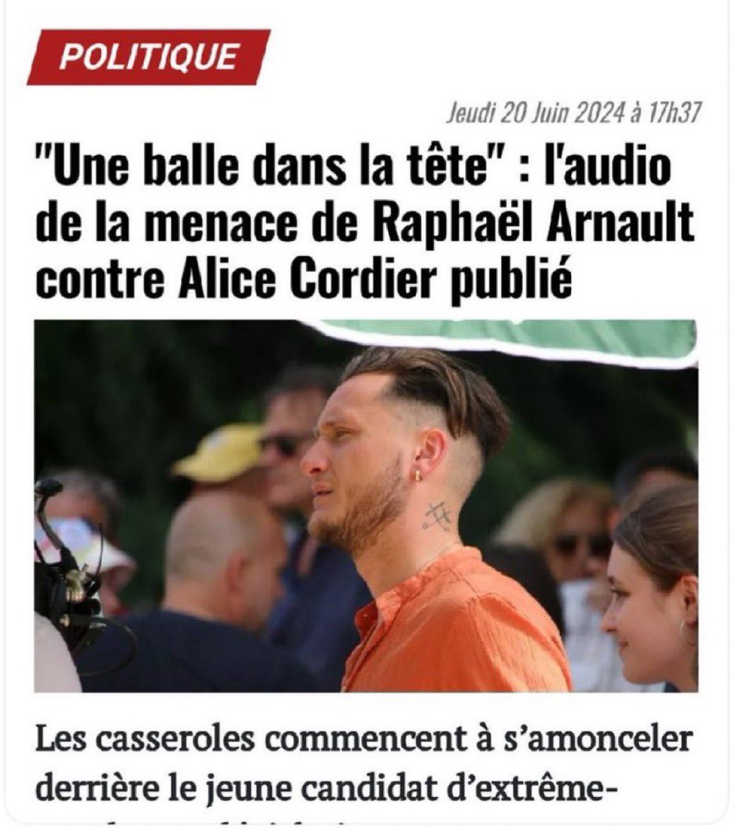 CordierAlice2's tweet photo. La brutalisation de la société on te la doit Raphou : https://t.co/Bh5RAxIDbz