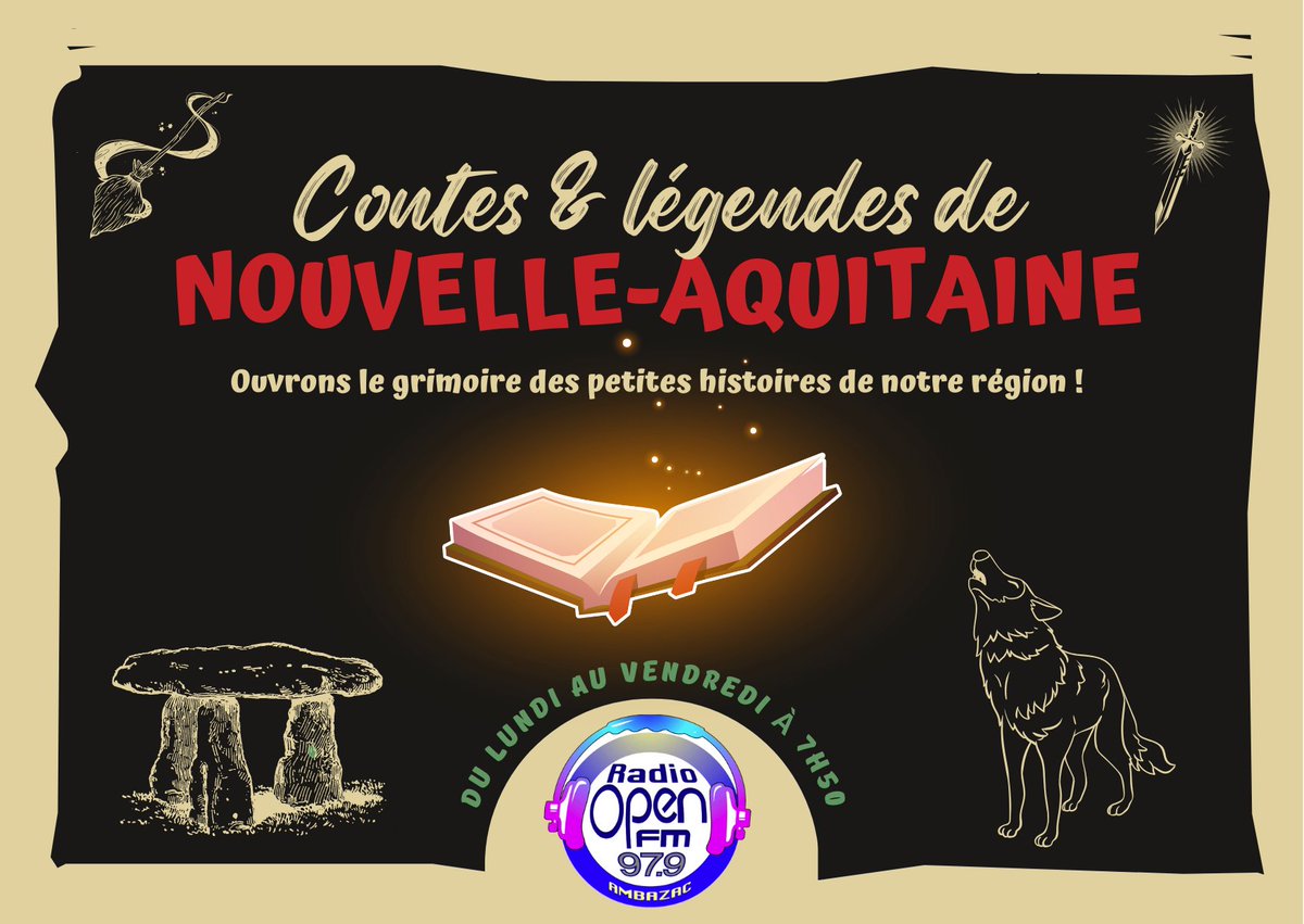 Pour le tout dernier rdv autour des "Contes &amp; légendes de Nouvelle Aquitaine" en direct à 7h50 sur <a href="/radioopenfm/">Radio Open Fm 97.9</a>, nous reviendrons ce vendredi sur la pêche du Diable à Ars en Ré.
