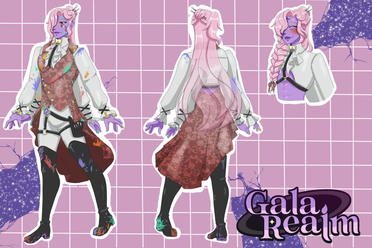 GalaRealm's tweet photo. ✿⋆·˚❀ 𝗚𝗲𝘁 𝘁𝗼 𝗸𝗻𝗼𝘄 𝗺𝗲 𝘁𝗿𝗲𝗻𝗱 - 𝗩𝘁𝘂𝗯𝗲𝗿 𝗲𝗱𝗶𝘁𝗶𝗼𝗻~ 

𝗔𝗴𝗲: 26
𝗛𝗲𝗶𝗴𝗵𝘁: 5’10” 
𝗣𝗿𝗼𝗻𝗼𝘂��𝘀: he/him
𝗛𝗼𝗿𝗼𝘀𝗰𝗼𝗽𝗲: leo
𝗙𝗮𝘃 𝗰𝗼𝗹𝗼𝗿: red
𝗥𝗲𝗹𝗮𝘁𝗶𝗼𝗻𝘀𝗵𝗶𝗽: married
𝗗𝗲𝘀𝗶𝗴𝗻: Inspired by lotor, danmei and space 
🌌 https://t.co/kgLXEuAUxC