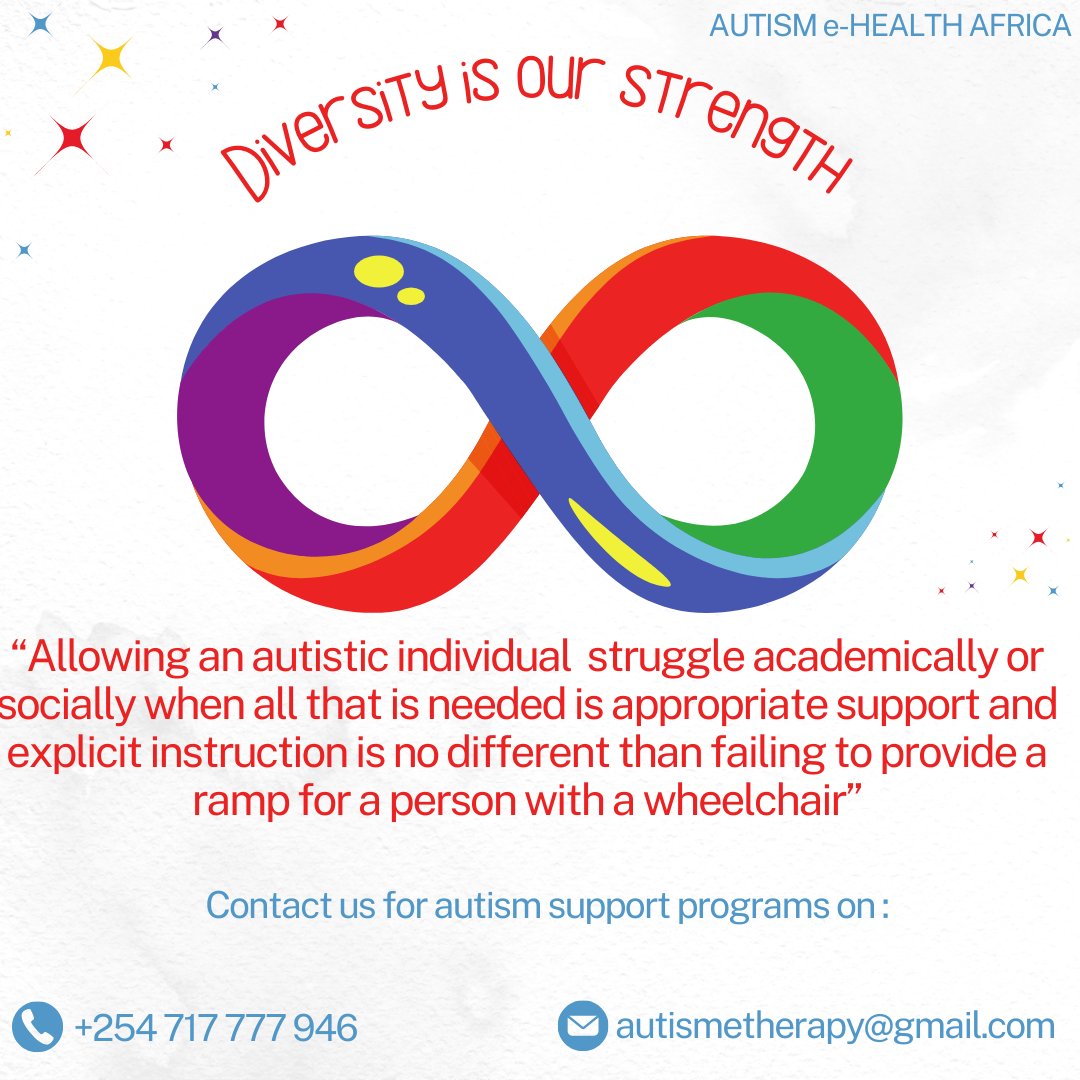 autismetherapy's tweet photo. According autistic individuals the support they need through therapy and appropriate accommodations goes a long way in helping them in their daily lives
Reach out to us for the best in therapy programs for Autism Spectrum Disorder(ASD)
#Autism 
#Neurodiversity 
#autismsupport https://t.co/HUSNpBq9Ef