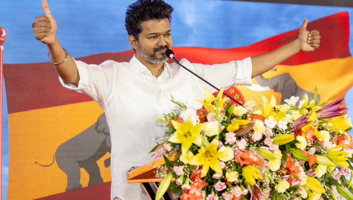 Time for change, Time for revolution!
<a href="/actorvijay/">Vijay</a> #TVKVijay #TVKFlagLaunch
