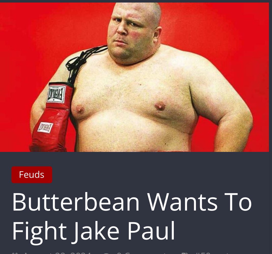 alcelebritynews's tweet image. #50cent, #boxing, #Butterbean, #JakePaul, #radaroline, #tmz, #Trump, #worldstar

allcelebritynews.com/butterbean-wan…