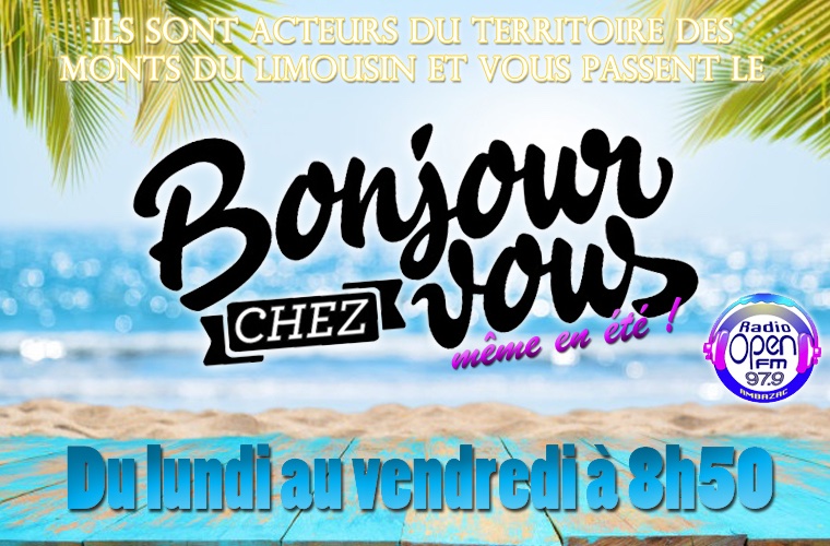 Avec un peu d'émotion @slecoeur va refermer 8 ans 1/2 de rdv "Bonjour chez vous" avec les restaurateurs du territoire chaque matin en direct à 8h50 sur @RadioOpenFm. Et ce sera en compagnie, comme chaque vendredi, de Sylvie &amp; Yann à "La ferme auberge de la Besse" #LesBillanges