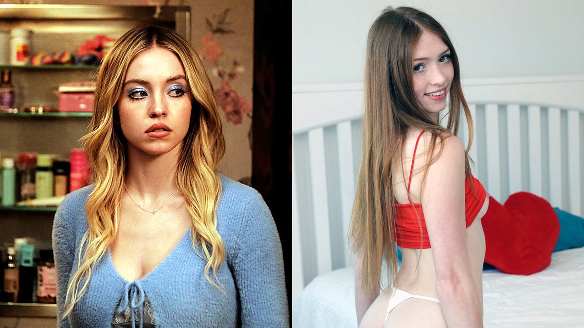 csakcsak111's tweet photo. Sydney Sweeney and Myra Moans (#pornstar) look-alike?!?!
@sydney_sweeney @myramoans
#SydneySweeney #porn #celebrity #myraglasford #myramoans https://t.co/bj9Yp59h47