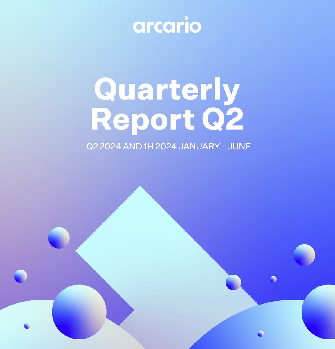 Arcario's strong growth continues in Q2 🚀

Q2 marks a new record quarter for Arcario, with growing revenue and positive EBITDA.

Full press release: arcario.com/ir/article?slu…