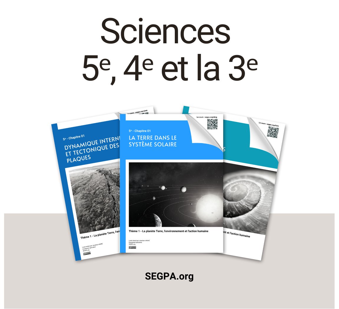 🚀 Nouveauté en Sciences ! 🚀

Je suis ravi de vous annoncer que les premières ressources en sciences pour la 5ème, 4ème et 3ème sont en ligne ! 🎉 Le thème 1 sera prêt pour la rentrée, et les autres suivront tout au long de l'année 
#Sciences #SEGPA #Rentrée #Nouveautés #partage
