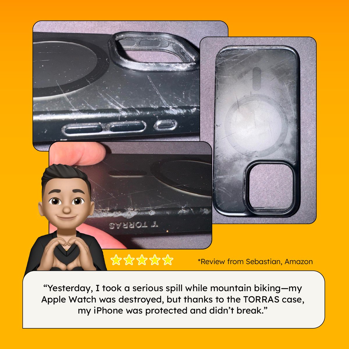 TORRAS_Official's tweet image. Life can throw unexpected challenges our way, but TORRAS keeps you protected.  

Share your TORRAS story for a chance to get featured!  

#TORRAS #CustomerStories #BeyondProtection #PhoneProtection