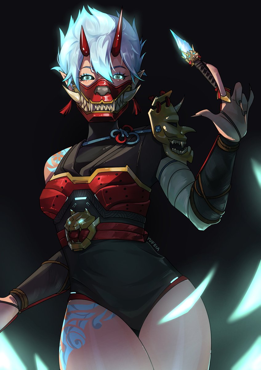 yufeia_'s tweet image. Drawing her because I can&apos;t buy her.
#Overwatch #Kiriko #overwatch2 #season12