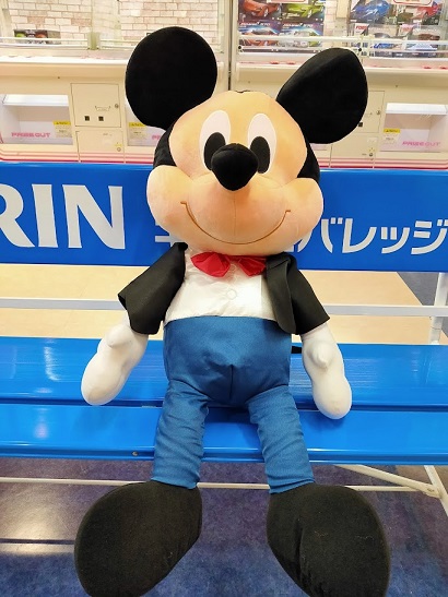 景品入荷情報 #ミッキーマウス おめかし超超BIGぬいぐるみ 入荷致し