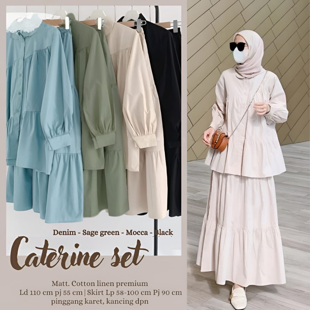 ShaeedaUmi's tweet image. 🌟 JADIKAN SETIAP HARI ANDA LEBIH GAYA! 🌟

🌸 Perkenalkan Caterine Set 2in1, pilihan sempurna untuk wanita Muslimah yang menghargai keselesaan dan gaya.
🛒 Klik link  untuk pembelian segera! : rb.gy/oj6l0h

#CaterineSet #MuslimahStyle #FashionMuslim #LinenPremium