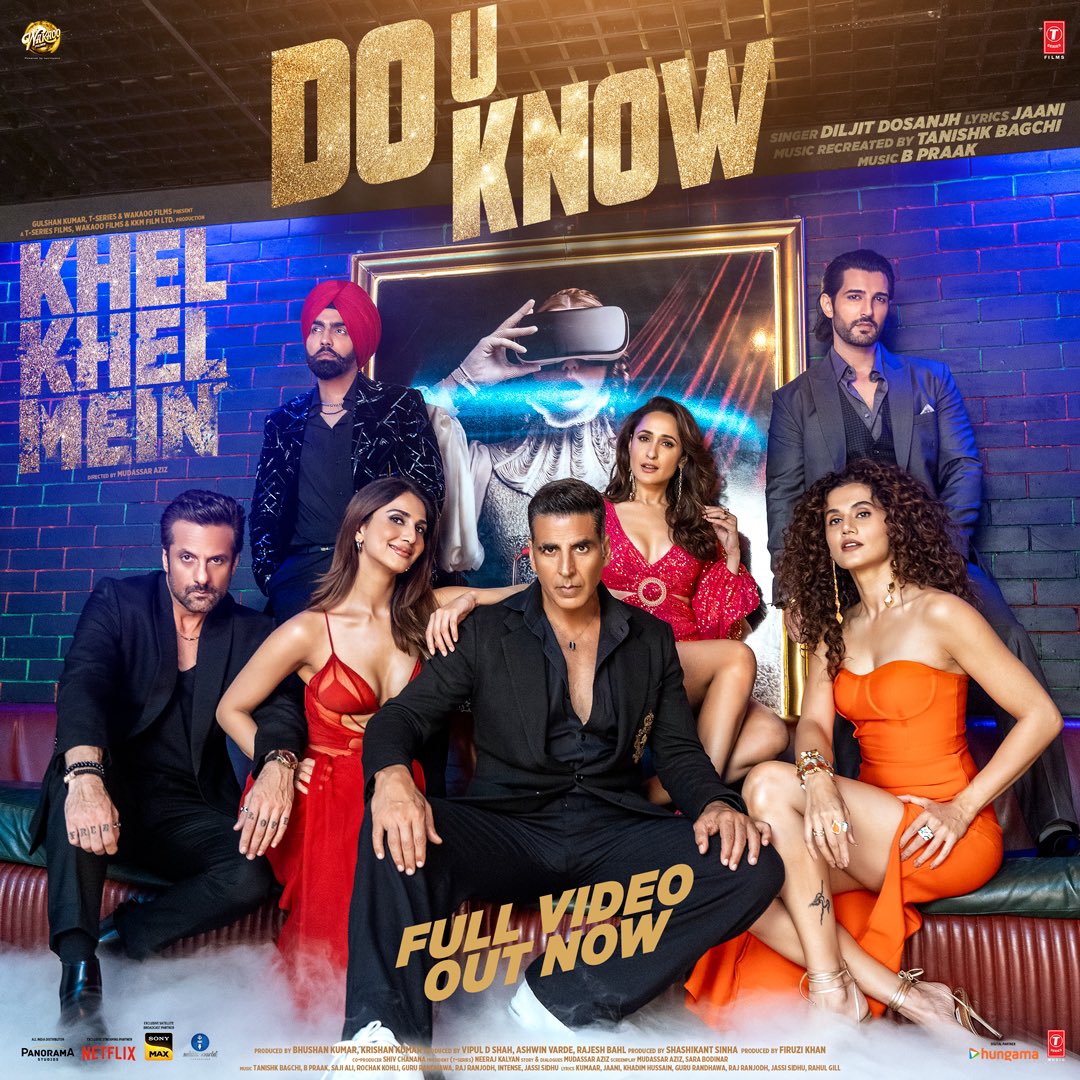 ItsMePragya's tweet photo. The Khel just got a major upgrade with #DoUKnow! 🔥
#DoUKnow full video out now - https://t.co/7eYkOgimOV
#KhelKhelMein in cinemas now! #GameIsOn
Book your tickets here: https://t.co/VoFkbUkWSk
@akshaykumar @taapsee @FardeenFKhan @Vaaniofficial @AmmyVirk #AdityaSeal @diljitdosanjh #TanishkBagchi @bpraak #Jaani #EricPillai #BhushanKumar #KrishanKumar @VipulDShahOpti @ashwinvarde @bahlrajesh #ShashikantSinha #MudassarAziz @shivchanana @neerajkalyan_24 @iammanojkhatoi @TSeries @wakaoofilms @OptimystixMedia #WhiteWorldProduction @PanoramaMovies @AAFilmsIndia #KKMFilm