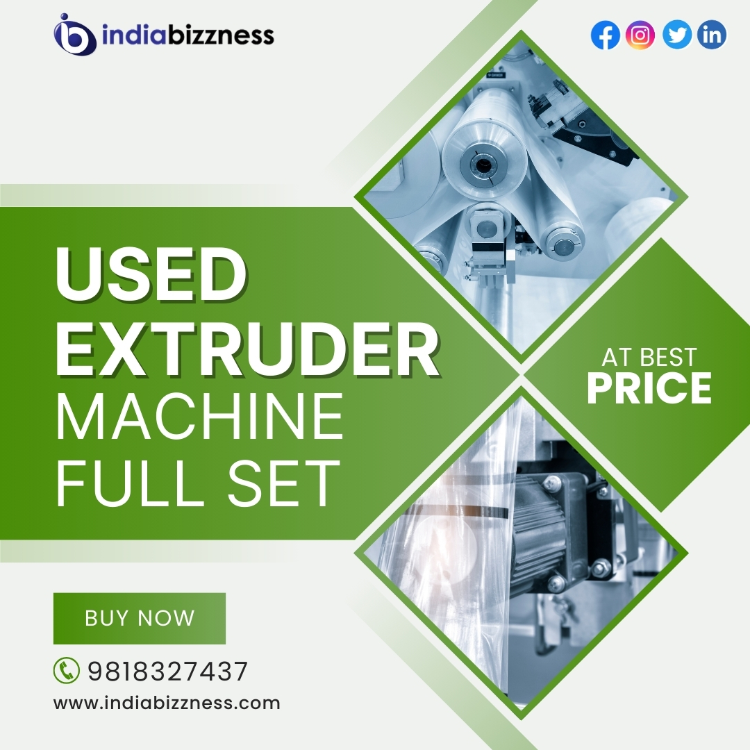 india_bizzness's tweet image. Used Extruder Machine Full Set at Best Price - Buy Now

Contact us: +91-8750-052-475 | +91-9818-327-437

#ExtruderMachine #UsedEquipment #BestPrice #IndiaBizzness #Manufacturing #Production #Extrusion #BusinessUpgrade #WellMaintained #CostEffective #IndustrialMachinery