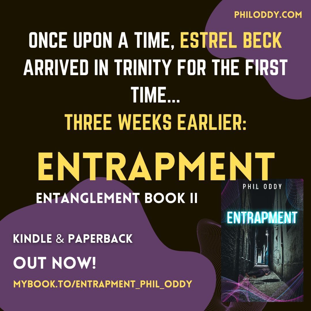 Exciting news! Entrapment, the new installment in the Entanglement series, has just been released! Grab your copy now... ⏳💥

#EntrapmentBook #NewRelease #TimeTravelThriller #CrimeThriller #BookLaunch #MustRead #AuthorJourney #Bookstagram #ReadingCommunity