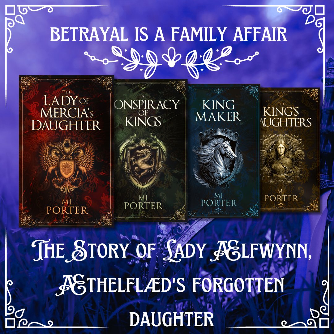 #TheLadyofMerciasDaughter, the unknown story of Lady Ælfwynn in the aftermath of her mother's death

A part of the Tales of Mercia series of related titles charting the Saxon kingdom of Mercia's rise and fall by bestselling author MJ Porter

books2read.com/TheLadyMercia

#TenthCentury