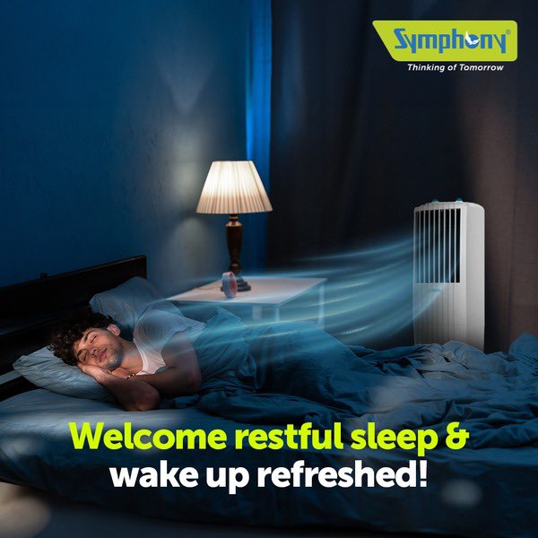 Count sheep no more! Diet 35T is the cure for insomnia. Wake up feeling energized and ready to conquer the day. 💪

#SymphonyAirCoolers #SymphonyLimited #AirCoolers #Diet35T #Comfort #CoolingSolutions #Sleepwell