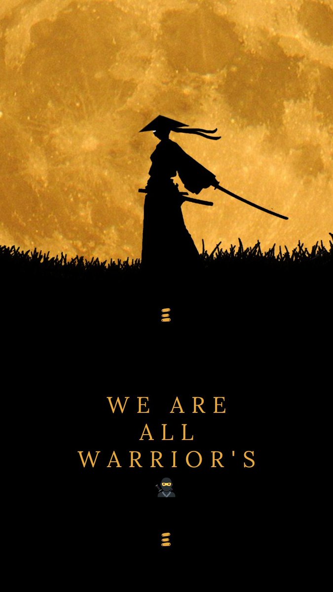 Good Morning #Warriors

No matter what your roles is in @Injective
  
But if you are creating content &amp; Helping the community in the server.

Then you are warrior 🥷 | 

If anyone can't satisfy these 2 then they are still a #Ninja 🙌