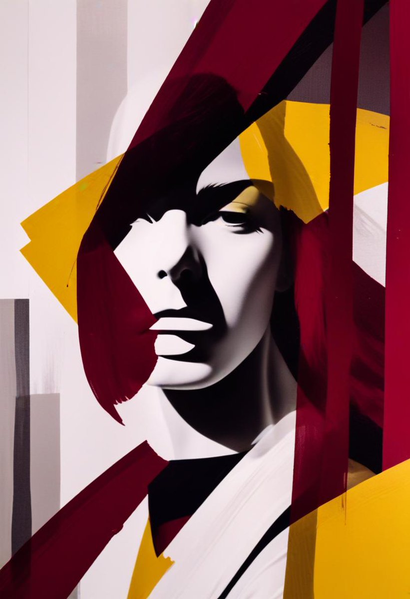 DarkworksAIArt's tweet photo. Portrait Studies VI
(Created via Freepik)
Abstract.
Expressionistic.
Crimson.
Mustard.
#AI #AIArt #Creativity #Crimson #Mustard #abstractart #expressionistic https://t.co/VsOXEzvr2P