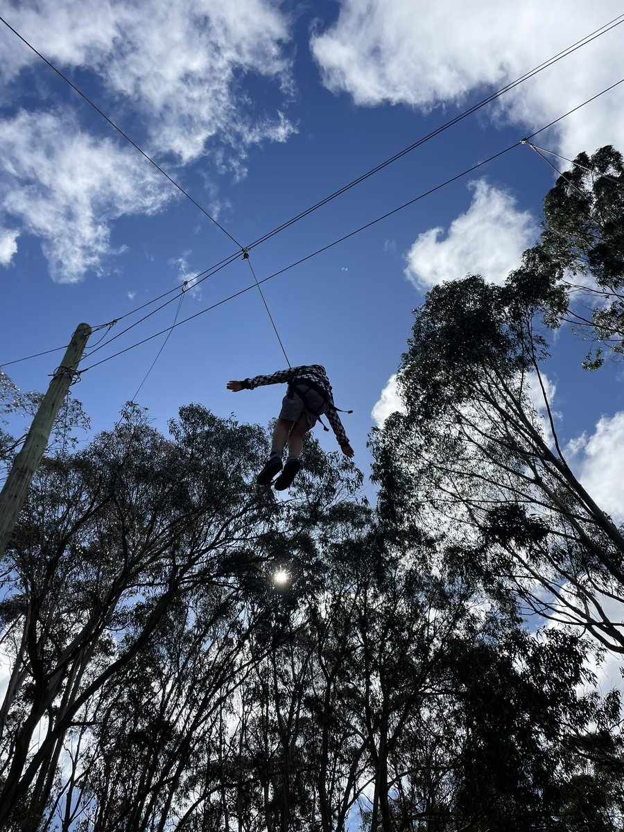 ReservoirWestPS's tweet photo. .. and that’s stumps on day 2. Students have had an awesome day of camp fun. 
Our group did the possum glider this afternoon was a big hit. Students are showering and enjoying some free time now, before dinner and movie night. https://t.co/MhlUjpp9bg