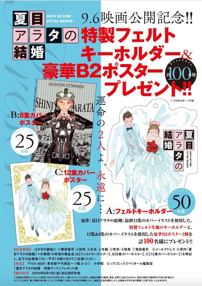 映画『夏目アラタの結婚』 サイン入り ポスター 映画「夏目アラタの