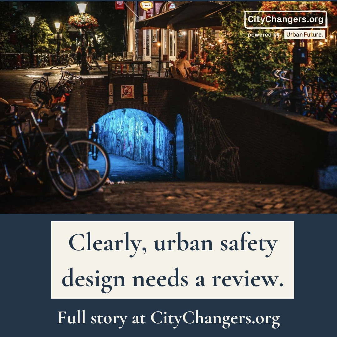 Feeling safe is a basic human need.

Yet decades of city planning with men as the default citizen has left a toxic legacy - women and girls feel unsafe in their cities. 🏙️

This has to change!
 
👉🏼 Read the story: citychangers.org/nighttime-desi…