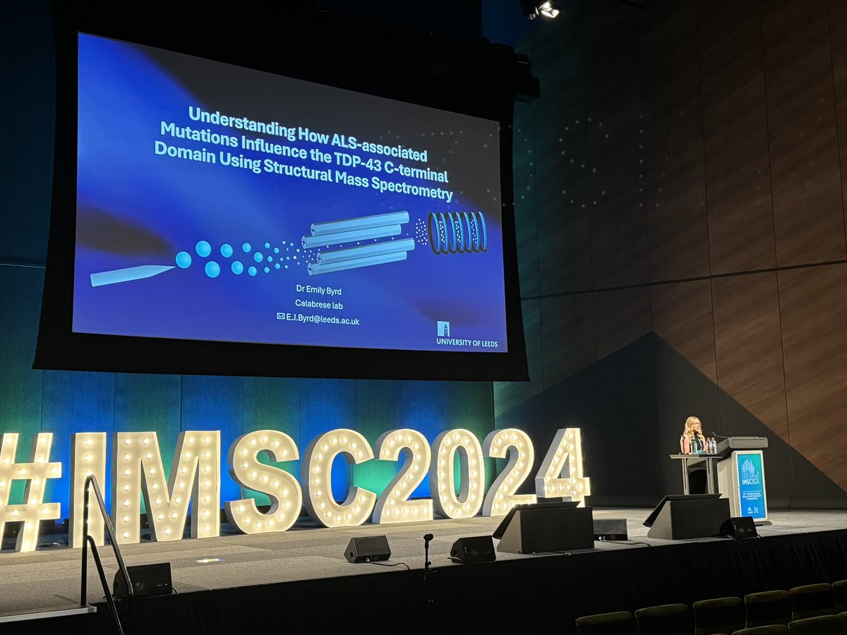 anton_calabrese's tweet image. Having a great time at #imsc2024… A fantastic programme with lots of amazing #massspec research on display. Both Adam and @EmilyByrd_ from our group were able to share some of our latest science too!