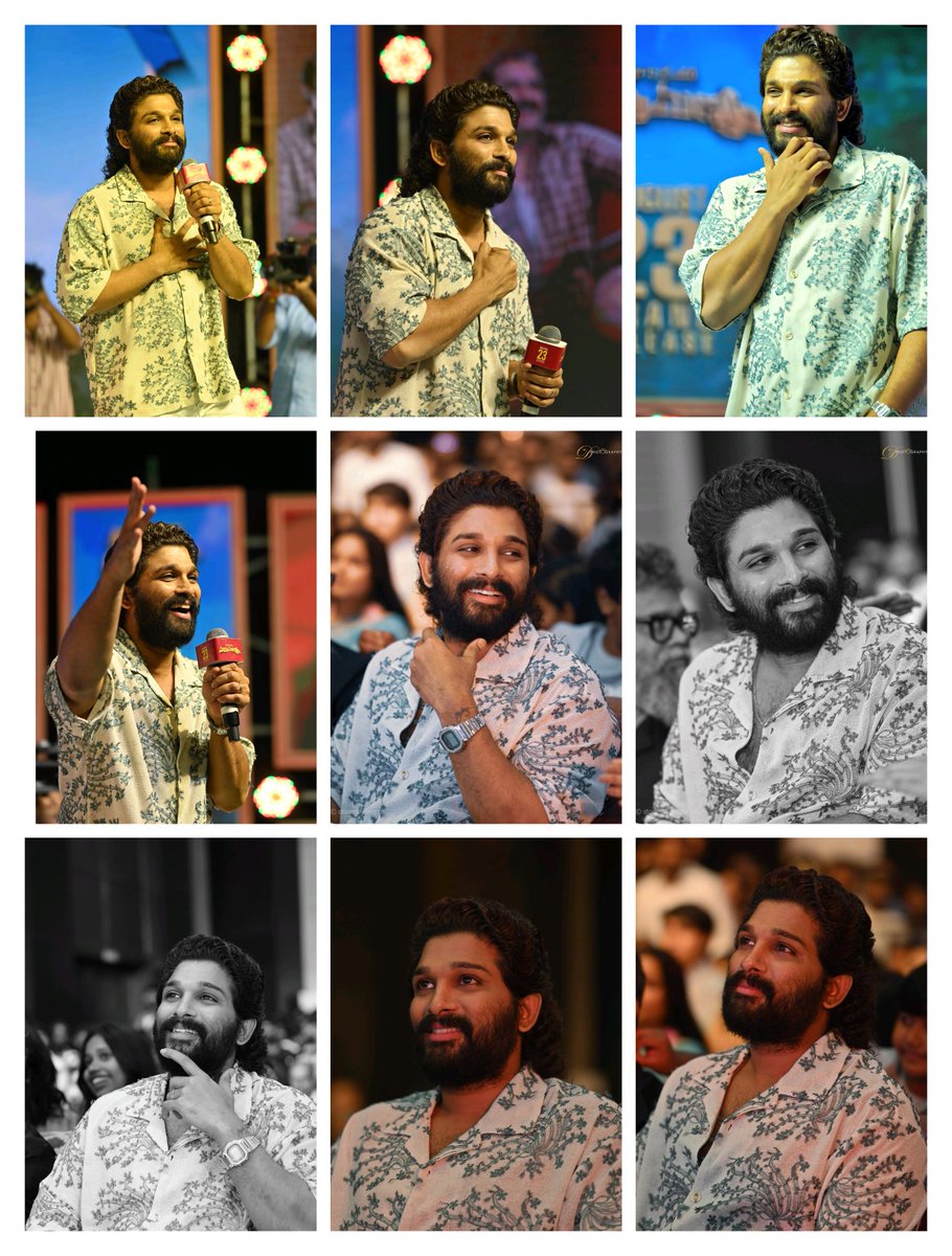 AlluJaffer5057's tweet photo. The ICONIC Clicks Of ICON STAR @alluarjun In His Natural Charm At The GRAND PRE-RELEASE EVENT Of #MaruthiNagarSubramanyam ❤️🔥

#Pushpa2TheRule https://t.co/mHxLBdN25x