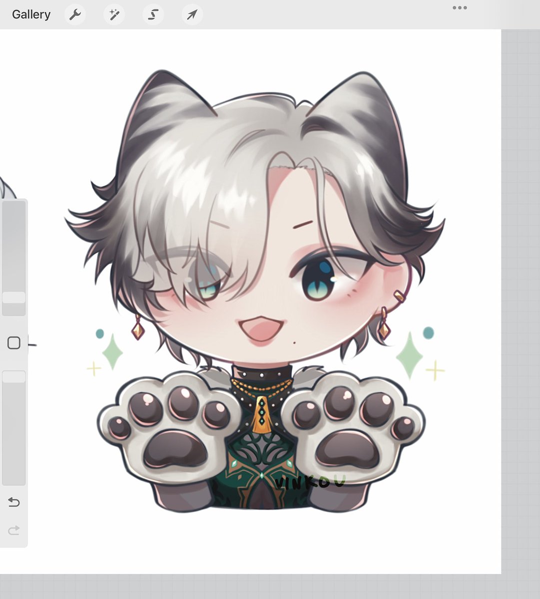 vinchrar's tweet photo. Jelly paws 🥺
#NAKASKETCH https://t.co/anQ5px5PsG
