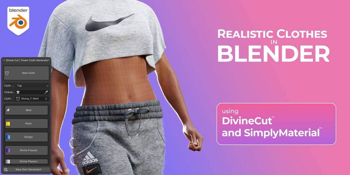 XaneAlexander's tweet image. New tutorial for DivineCut - Making realistic joggers/clothes in #Blender #3D
#blendercycles
youtu.be/JaATOCMZ89o