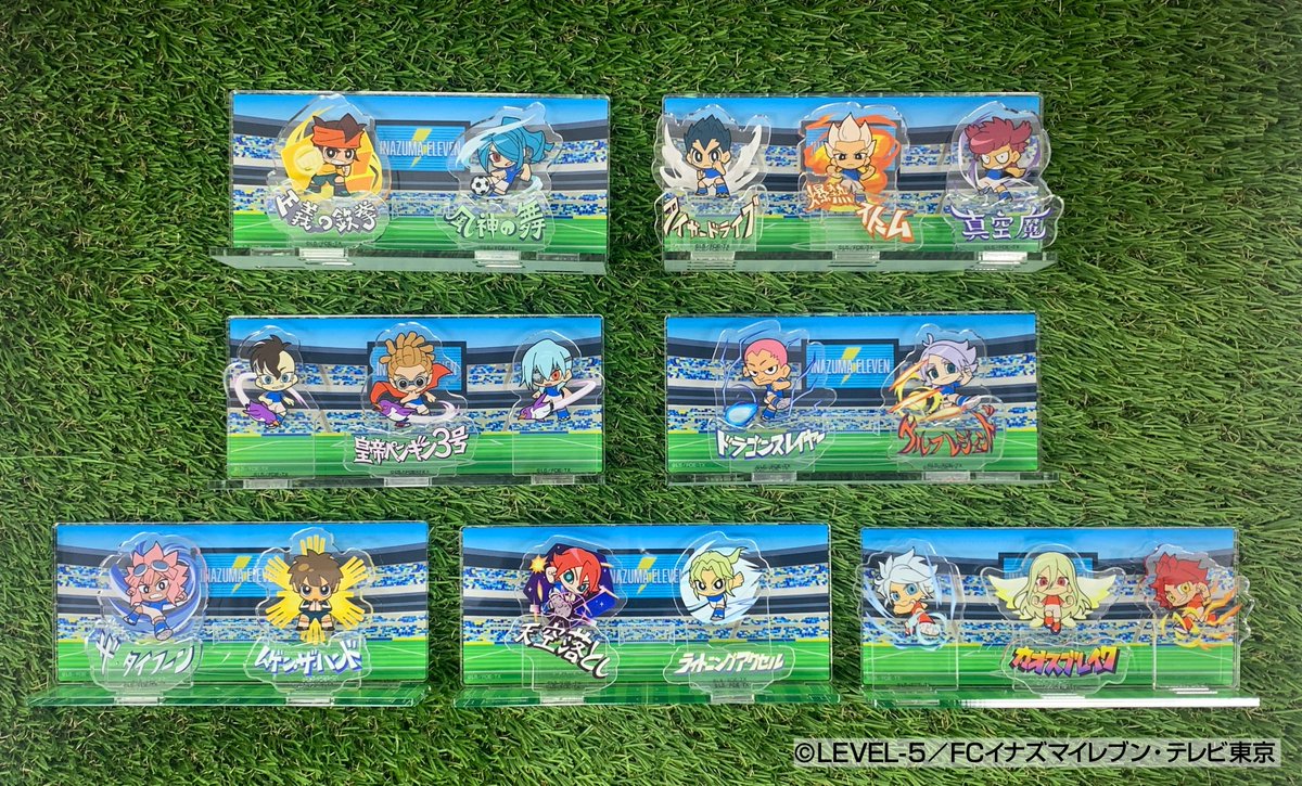 ⚽「 #イナズマイレブン」⚡ POP UP SHOP 【商品情報】 ⚡ミニアクリル