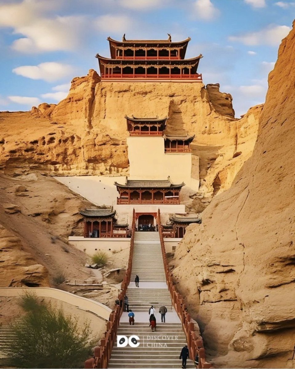A must-see on any study tour!Theancient #Mogao Grottoes in #Dunhuang,#Gansu Province, are a remarkable testament to human creativity and devotion.
