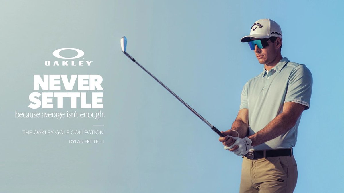 sarkozigolf's tweet image. We NEVER SETTLE with Oakley as the technical sponsor of the BMW Leier Auto Cup World Amateur Golf Ranking Tournament.