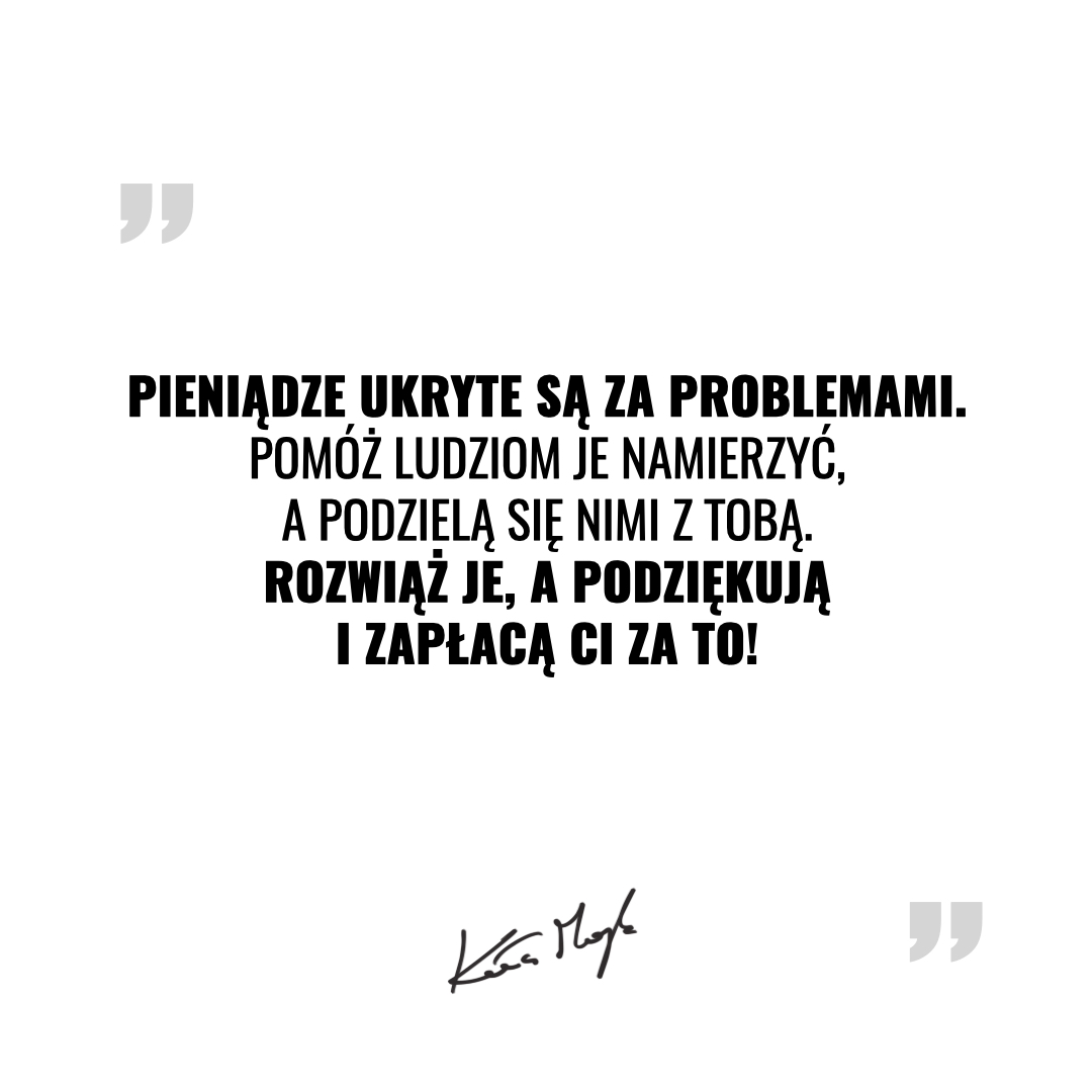 KolczMajk's tweet photo. Dla wielu zarabianie pieniędzy jest ciężkie. A tu nagle okazuje się, że to właśnie o to chodzi: im cięższy problem, tym więcej pieniędzy za nim czeka.
#mentalframe https://t.co/5aQ7p10C8w