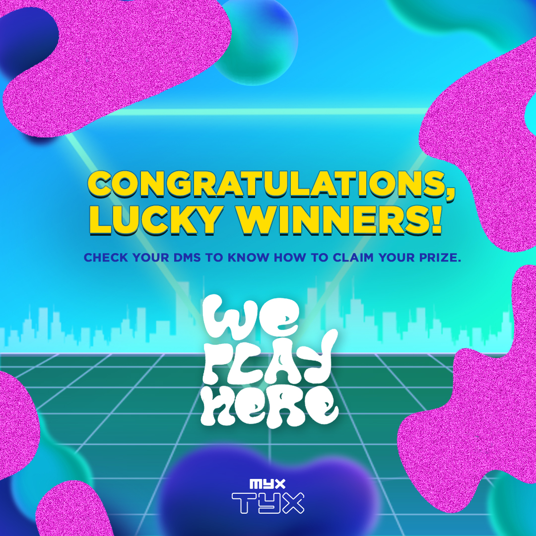 myxglobal's tweet photo. We are overwhelmed! ๐คฉ Big thanks to everyone who participated our MYX TYX giveaway for We Play Here.
Winners have been emailed, so be sure to check your inbox. ๐ฌ Stay tunedโweโve got even more exciting giveaways ahead!
#MYXTYX #MYX #MYXatWePlayHere https://t.co/XFiGbhRqhN