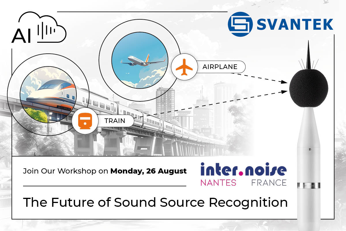 _Svantek's tweet photo. Join us for an exclusive workshop at Inter-Noise 2024!

📅 Monday, 26 August, 13:40 – 14:20
'The Future of Sound Source Recognition – AI'

#SVANTEK #InterNoise #InterNoise2024 #SoundSourceRecognition #NoiseControl #Workshop #Innovation #SvanNETAI #sound #noise #monitoring https://t.co/mmGoIDio4A