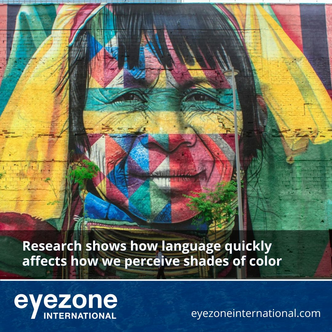 Eyezonemag's tweet photo. People who speak a language that has multiple words for different shades of colour perceive the shades more quickly. Read the full article at https://t.co/c8TQOVz3Oi

#eyecare #opticalnews #eye #vision #eyezoneinternational #eyezonemagazine #visioncare https://t.co/qGagKn5nnH