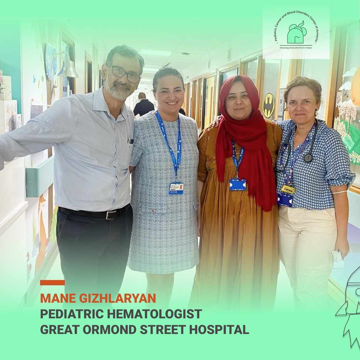 Pediatric Cancer and Blood Disorders Center π¦π² (@pcbdca) on Twitter photo Weβre proud to share that Dr. Mane Gizhlaryan has completed her observership at Great Ormond Street Hospital in the Cell Therapy Unit and Hematology-Oncology under the mentorship of Professor Persis Amrolia.
<a href="/GreatOrmondSt/">Great Ormond Street Hospital for Children</a>
<a href="/YeolyanCenter/">Yeolyan Hematology and Oncology Center</a> Weβre proud to share that Dr. Mane Gizhlaryan has completed her observership at Great Ormond Street Hospital in the Cell Therapy Unit and Hematology-Oncology under the mentorship of Professor Persis Amrolia.
<a href="/GreatOrmondSt/">Great Ormond Street Hospital for Children</a>
<a href="/YeolyanCenter/">Yeolyan Hematology and Oncology Center</a>