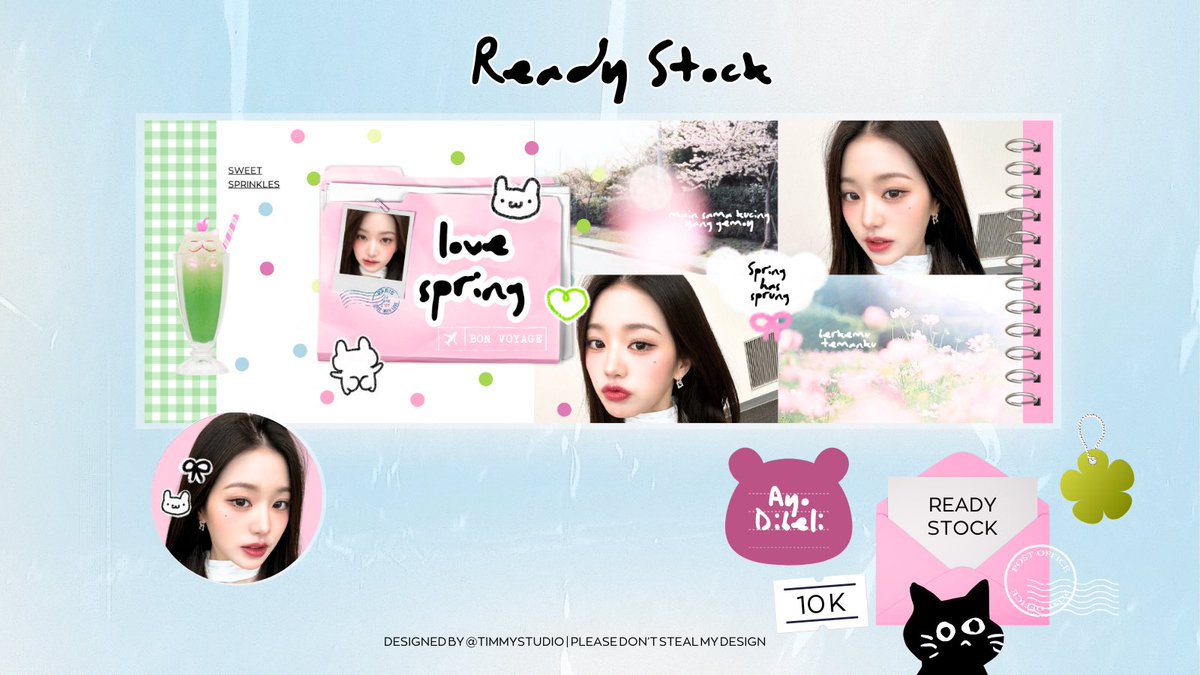 Haii, help rt tia

Aku ada layout ready stock foto wony ive terbaruuu, bisa dijemput langsung lewat dm yaaa <3 

#zonauang #zonaba