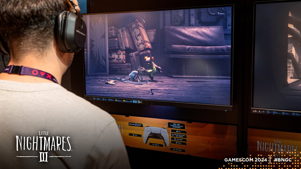 BandaiNamcoFR's tweet photo. Elle a presque fini de compter, les enfants. 
Vous devriez vous dépêcher de nous rendre visite dans le hall 6 tant que vous le pouvez. #LittleNightmares III 

#gamescom2024 https://t.co/D1XCOiCgIu