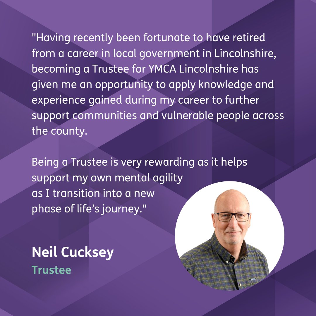 Neil talks about why becoming a Trustee at YMCA Lincolnshire was the perfect next step for him. 

We are looking for Trustees to join our Board and make a difference to the lives of people in Lincolnshire.

For more information click here: bit.ly/3YD4xgR
