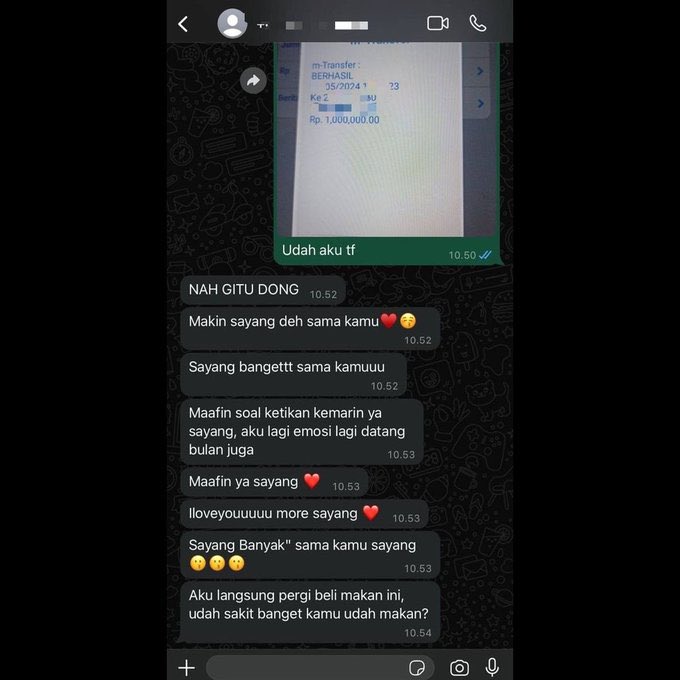 masbro032000's tweet photo. Sick bgt ternyata ada cewek begini😩

Udah dikasih duit terus”an, pas udah putus ngatain mokondo😭. Gatau malu woy.. https://t.co/T9uoTHyXXM