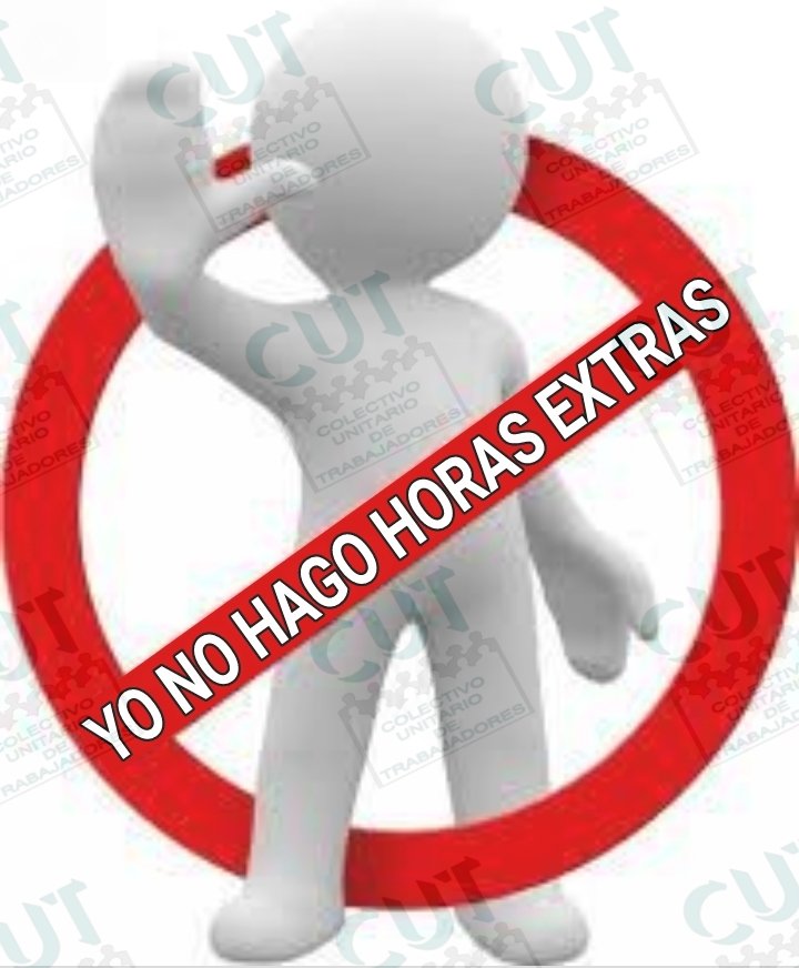 📢CUT INFORMA📢

📝Según datos proporcionados por Avanza #Zaragoza, en julio se realizaron 6143 horas extras.

😲‼️ VERGONZOSO ‼️

🗣️Una vez más, CUT solicitamos que los contratos a tiempo parcial se conviertan en indefinidos, así como la creación de más puestos de trabajo.