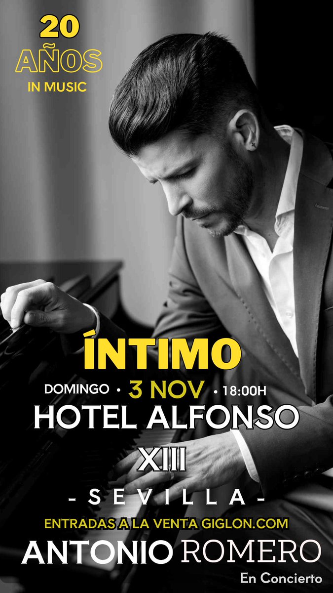 En octubre del 2024 se cumplen 20 años desde que publiqué mi primer álbum titulado "La primera vez" y junto a otros 5 Álbumes más, y ciento de canciones compuestas he ido desarrollando una carrera consolidada en la música. Para celebrarlo realizaré este concierto íntimo.