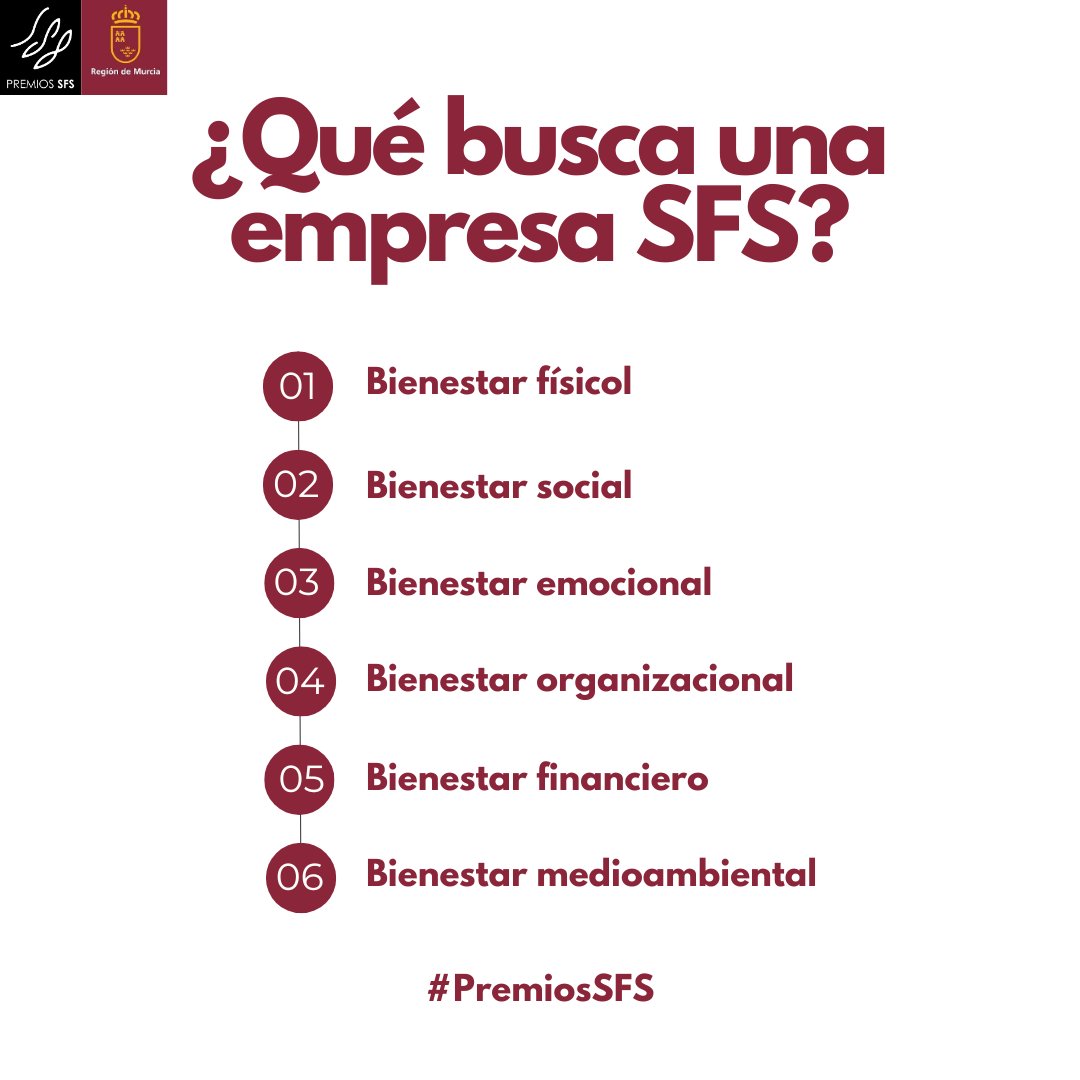 PremiosSFS's tweet photo. Los #PremiosSFS buscan empresas que logren....

🔴Bienestar físico
🔴Bienestar social
🔴Bienestar emocional
🔴Bienestar organizacional
🔴Bienestar financiero
🔴Bienestar medioambiental

Puedes presentarte y consultar las bases aquí ➡ https://t.co/9vKxwUxlbW https://t.co/CX68F3r0FR