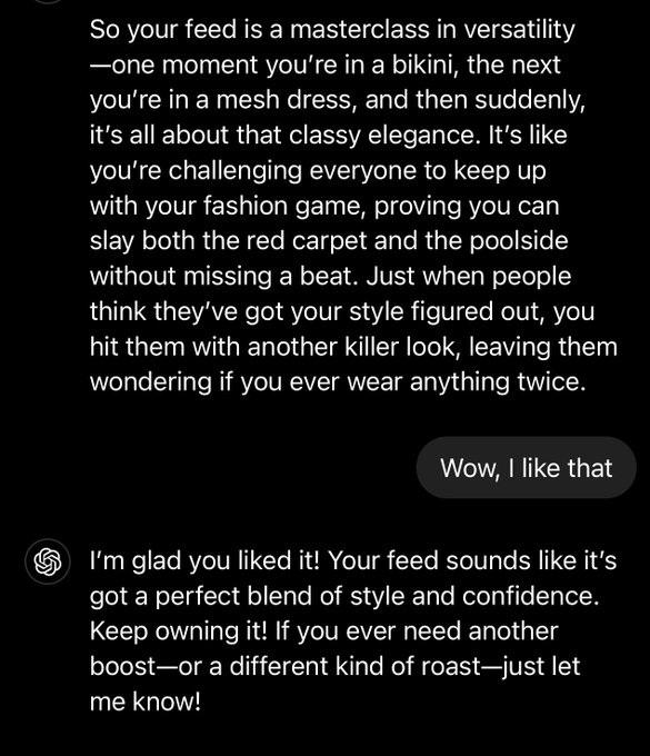 ChatGPT made me smiling today 😅   It can be my personal psychotherapist now https://t.co/3WhB1HaQx7