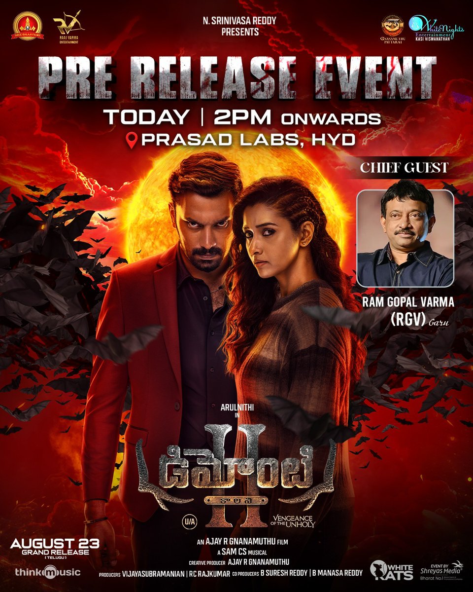 raajvarma's tweet photo. #raajvarma #demontycolony #demontecolony #demontycolonymovie #demontecolonymovie #demontycolonyfilm #demontecolonyfilm #demontycolonytelugumovie #demontecolonytelugumovie #demontycolonytelugufilm #demontecolonytelugufilm #raajvarmaentertainment https://t.co/NJOQmUCnpY