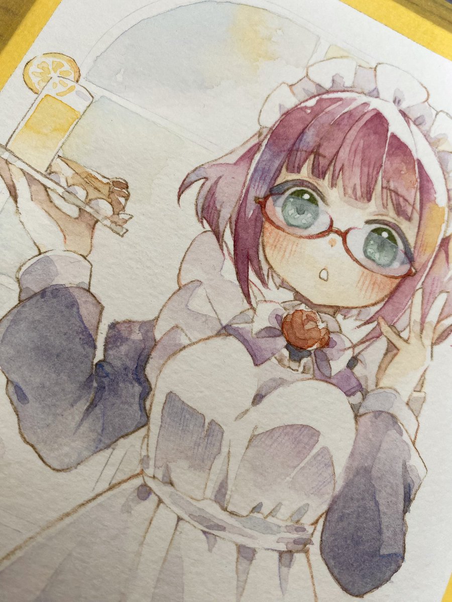 「暑いね( ºωº ; )次のリクエストwip〜 」|あずましろのイラスト