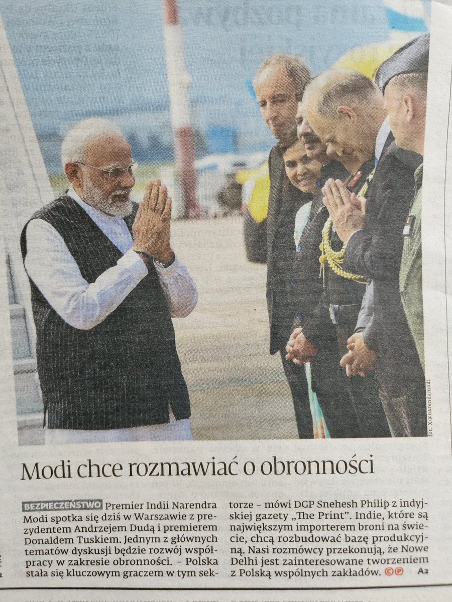 Uważam, że strategicznie ważne jest dla nas "odwiązanie" Indii od Rosji. Jest to trudne, ale - inaczej niż w przypadku Chin Xi Jinpinga - nie jest niemożliwe.

Istnieje kilka elementów tego 🇮🇳🇷🇺 "powiązania":

A. pozytywny sentyment Delhi do Moskwy (zaszlosci historyczne)
B.