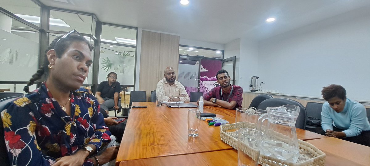 WiMFiji's tweet photo. Insightful update frm the 15th Triennial Conf of PIC Women by Ms. Emily Kamoe-Veiqati and Ms. Amelia Nairoba. Stronger laws to tackle TFGBV. Fiji's commitment to the NAP to Prevent Violence Agst Women and Girls 2023-28 reiterated. #EndViolence #PowerUp #TheAsiaFoundation https://t.co/I2aSyFTIVv
