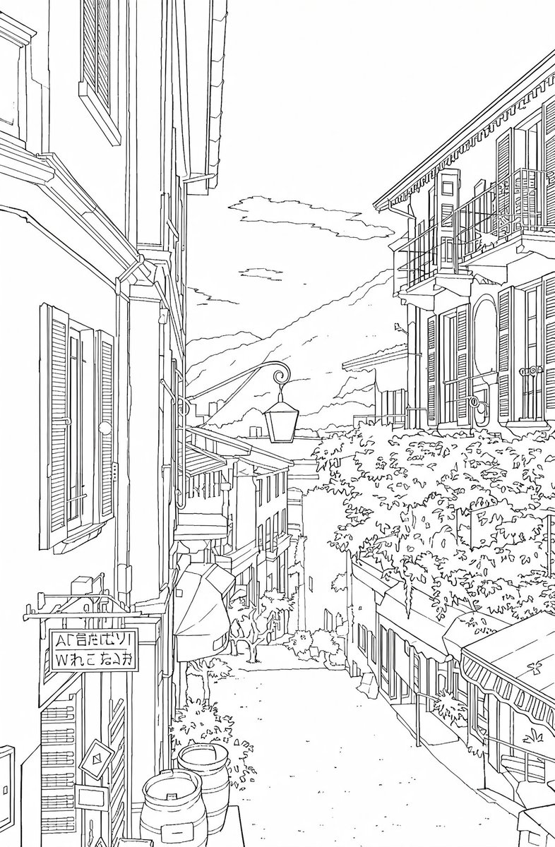 写真からの漫画背景風変換の検証 